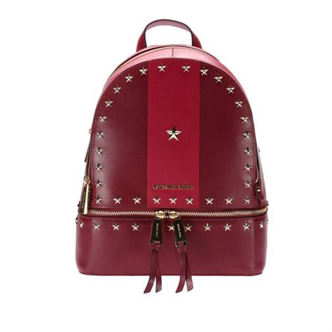 burgundy brooklyn michael kors bag|Michael Kors burgundy backpack.